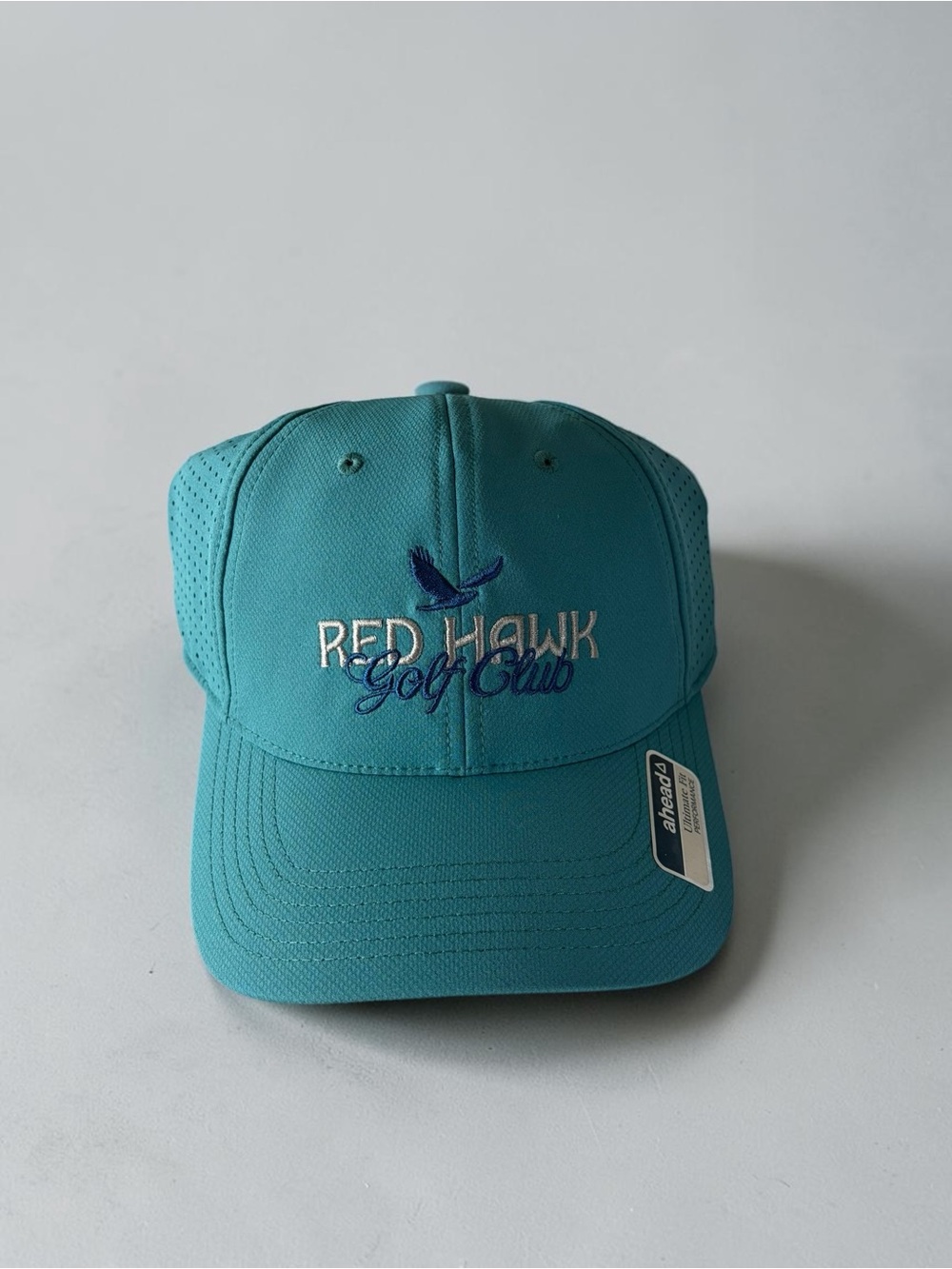 Red Hawk Golf Club Kids Teal Performance Cap